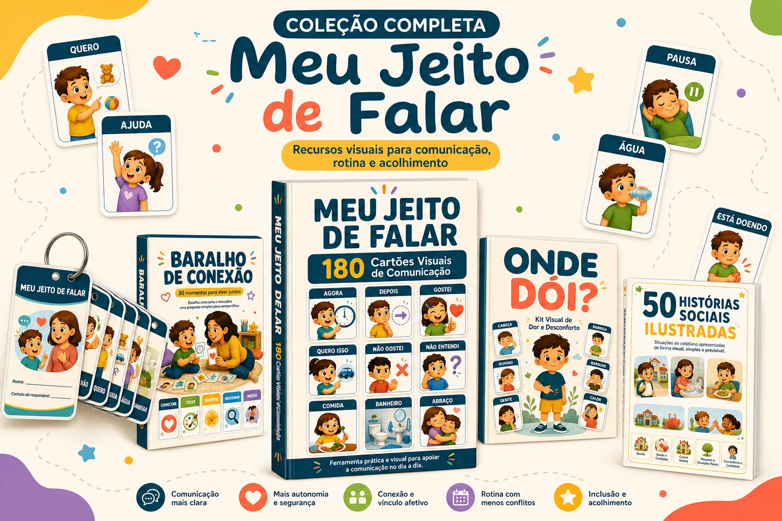 Capa da Coleção Completa Meu Jeito de Falar.